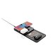 Swiss Peak 3-in-1- Wireless-Charging Desk-Tray aus RCS rPU, schwarz