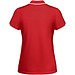 Tamil Sport Poloshirt für Damen, rot, M