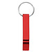 Tao Schlüsselanhänger mit Flaschen- und Dosenöffner aus recyceltem RCS Aluminium, rot