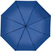 Taschenschirm aus Pongee mit Karabinergriff, blau