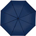 Taschenschirm aus Pongee mit Karabinergriff, dunkelblau