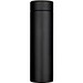 Taylor 450 ml Doppelwand Isolierflasche aus Edelstahl mit Teesieb, schwarz