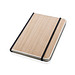 Treeline A5 Deluxe Notizbuch mit Holzeinband, braun