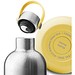 Trinkflasche Edelstahl, Gelb 500ml, Gelb