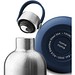 Trinkflasche Edelstahl, Blau 750ml, Blau