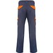 Trooper Arbeitshose, 250 g/m 2, blei/orange, 38