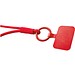 Tubyard Lanyard mit Telefonhalterung und elastischem Band, rot