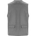 Venera Arbeitsweste mit V-Ausschnitt und mehreren Taschen, 200 g/m2, blei, 2XL