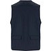 Venera Arbeitsweste mit V-Ausschnitt und mehreren Taschen, 200 g/m2, marineblau, 2XL