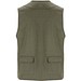 Venera Arbeitsweste mit V-Ausschnitt und mehreren Taschen, 200 g/m2, militärgrün, 2XL
