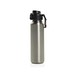 Via RCS Re-Steel Sportflasche mit Verschluss, 600ml, silber