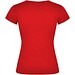 Victoria T-Shirt mit V-Ausschnitt für Damen, rot, M