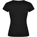 Victoria T-Shirt mit V-Ausschnitt für Damen, schwarz, XL