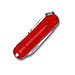 VICTORINOX Taschenmesser Classic SD, 7 Funktionen, rot-transparent