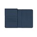 VINGA Baltimore RCS recycelte Polyester-RFID-Reisepasshülle, navy blau