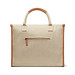 VINGA Bosler Büro-Tasche aus RCS recyceltem Canvas, greige