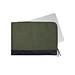 VINGA Marlow 16 Zoll Laptop Sleeve aus RCS recyceltem Polyester, grün, schwarz
