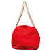 Weekender aus Canvas, rot