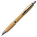 Werbe-Sparset: Bambus-Kugelschreiber Bamboo I, 100-tlg., inkl. Druck, blaue Mine, braun Werbe-Sparset: Bambus-Kugelschreiber Bamboo I, 100-tlg., inkl. Druck, blaue Mine, braun