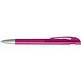 uma® Kugelschreiber YES SI transparent inkl. Metallspitze, magenta