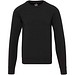 Yukon Sportpullover mit Rundhalsausschnitt und Interlock Strick Unisex, schwarz, XS