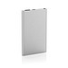4.000mAh Type-C Powerbank aus RCS recyeltem ABS & Aluminium, silber