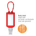 Handreinigungsspray antibakteriell, inkl. Druck, Bumper 50 ml, rot