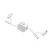 6-in-1 Ladekabel REEVES-SNAKE II, weiß