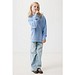Iqoniq Yengo KidsHoodie mit Seitentaschen aus rec. Baumwolle, sky blue, 34