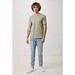 Iqoniq Brett T-Shirt aus recycelter Baumwolle, light heather green, M
