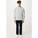 Iqoniq Kruger Relax-Rundhals-Sweater aus recycelt. Baumwolle, heather grey, XL