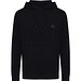 Iqoniq Rila Lightweight Hoodie aus recycelter Baumwolle, schwarz, XXS