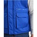 Almanzor Vielseitige Thermo Arbeitsweste mit hohem Kragen, royalblau, M