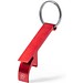 Alu-Schlüsselanhänger mit Flaschenöffner Mixe, Rot