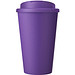 Americano® Eco 350 ml recycelter Becher mit auslaufsicherem Deckel, lila