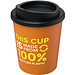 Americano® Espresso 250 ml recycelter Isolierbecher, orange/schwarz