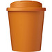 Americano® Espresso Eco 250 ml recycelter Isolierbecher mit auslaufsicherem Deckel, orange