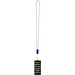 Anser Smartphone Lanyard aus recyceltem Kunststoff mit 27 W 5-in-1 integriertem Kabel, royalblau