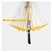 Automatischer Windproof-Stockschirm VIP,gelb, transparent