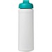 Baseline® Plus 750 ml Flasche mit Klappdeckel, weiß/aquablau