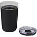 Bello 420 ml Glasbecher mit Außenwand aus recyceltem Kunststoff, schwarz