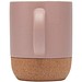 Billie 300 ml Keramiktasse mit Korkdetails, Dusty Pink