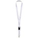 Bucks Sublimation Lanyard mit Schnappverschluss, schwarz, 10mm