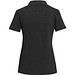 Calgary Poloshirt für Damen im Washed Look, 200 g/m2, schwarz, S