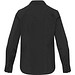 Carnelian 133 g/m² Popeline Bluse, schwarz, XXL