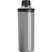 Doppelwandige Edelstahlflasche Monza,silbergrau