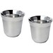 Duo 80 ml RCS-zertifiziertes Espressotassen Set aus Edelstahl, silber