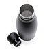 Einfarbige Vakuumisolierte Stainless Steel Flasche, schwarz