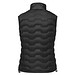 Epidote isolierter Daunen-Bodywarmer für Damen, schwarz, XXL