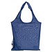Faltbare Einkaufstasche aus Baumwolle, blau